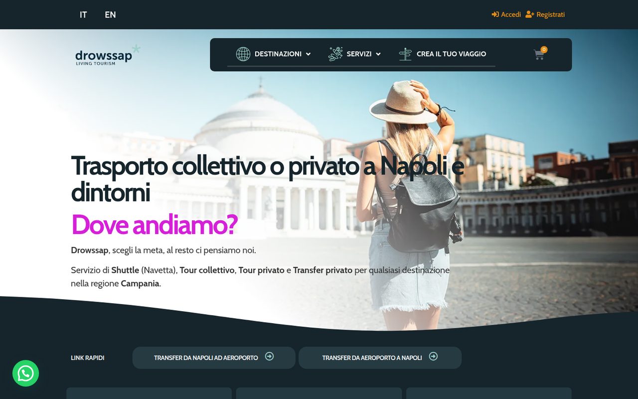 Sito realizzato per Drowssap